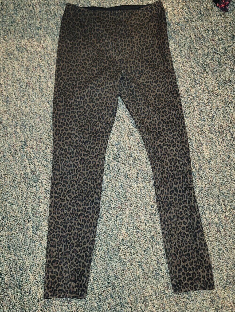 Liverpool Women's Leopard Print Skinny Pants - Brown and Black